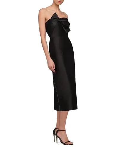 THEIA Women's Aliana Strapless Mikado Cocktail Dress | Thumbnail 3 THEIA Women's Aliana Strapless Mikado Cocktail Dress | Thumbnail 3