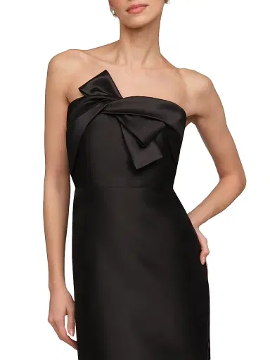 THEIA Women's Aliana Strapless Mikado Cocktail Dress | Thumbnail 6 THEIA Women's Aliana Strapless Mikado Cocktail Dress | Thumbnail 6