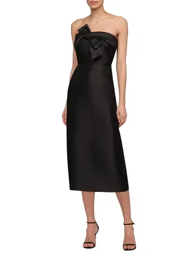 THEIA Women's Aliana Strapless Mikado Cocktail Dress | Thumbnail 1 THEIA Women's Aliana Strapless Mikado Cocktail Dress | Thumbnail 1