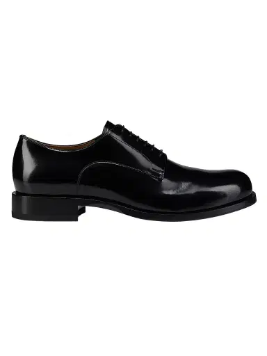 Christian Louboutin Men's Moustachou Leather Derby Shoes - Black - Size 13 | Thumbnail 1 Christian Louboutin Men's Moustachou Leather Derby Shoes - Black - Size 13 | Thumbnail 1