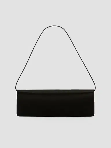 Victoria Beckham Women's Dorian East-West Velvet Clutch - Black | Thumbnail 2