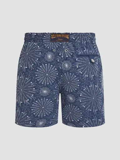 Vilebrequin Men's Mistral Embroidered Sea Urchin Swim Trunks - Evening - Size XXL | Thumbnail 4 Vilebrequin Men's Mistral Embroidered Sea Urchin Swim Trunks - Evening - Size XXL | Thumbnail 4
