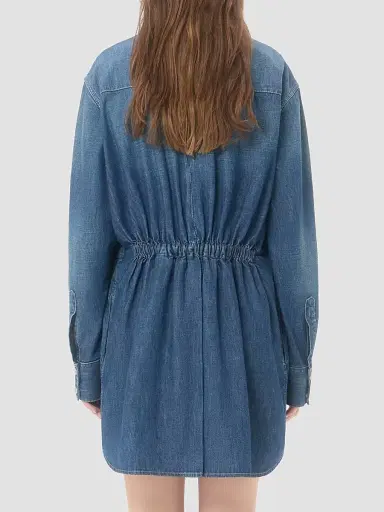Valentino Garavani Women's Denim Mini Dress - Denim - Size 2 | Thumbnail 5 Valentino Garavani Women's Denim Mini Dress - Denim - Size 2 | Thumbnail 5
