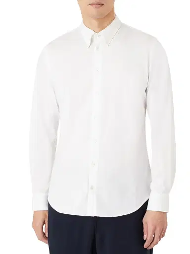 Giorgio Armani Men's Cotton Jersey Shirt | Thumbnail 3