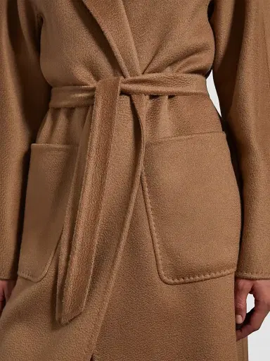 Max Mara Women's Midi Cashmere Cardigan Coat - Camel | Thumbnail 4 Max Mara Women's Midi Cashmere Cardigan Coat - Camel | Thumbnail 4