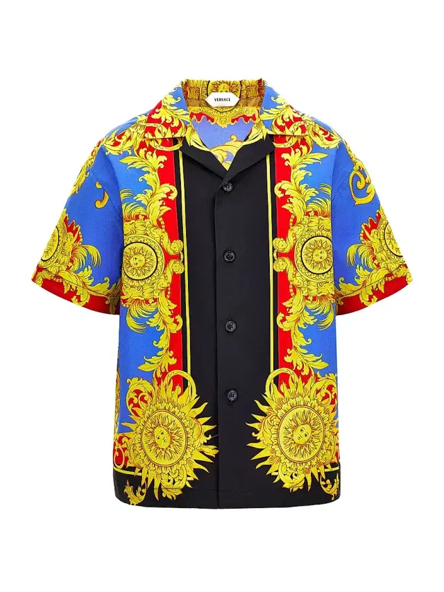 Baby Boy's, Little Boy's & Boy's Barocco Short-Sleeve Shirt - Blue
