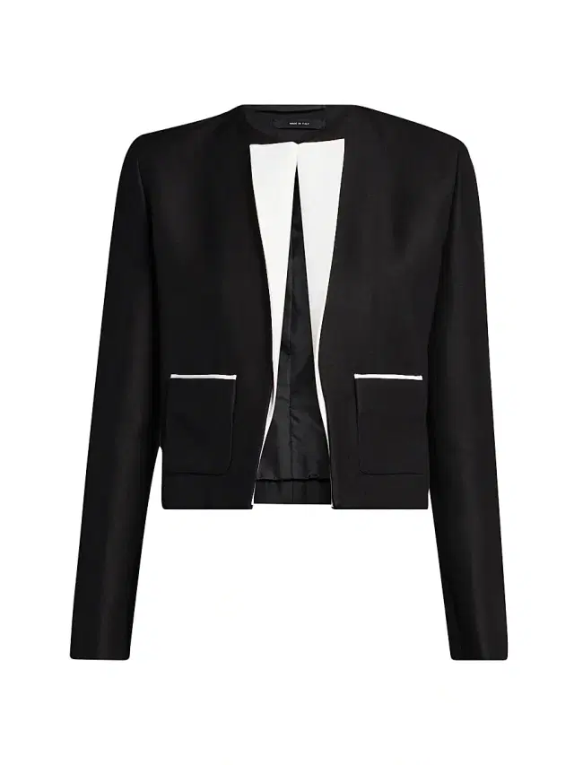 TOM FORD Women's Virgin Wool-Silk Jacket - Black