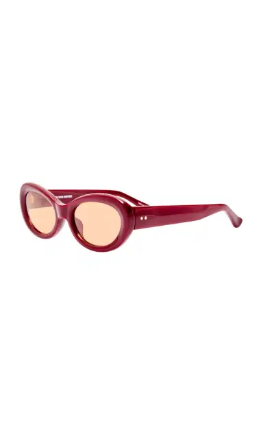 Dries Van Noten Oval-Framed Acetate Sunglasses | Thumbnail 2 Dries Van Noten Oval-Framed Acetate Sunglasses | Thumbnail 2