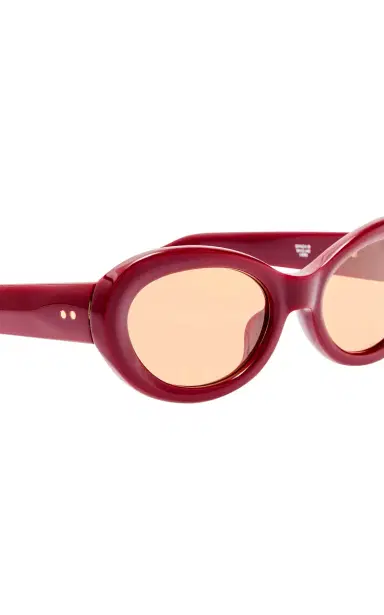 Dries Van Noten Oval-Framed Acetate Sunglasses | Thumbnail 4 Dries Van Noten Oval-Framed Acetate Sunglasses | Thumbnail 4