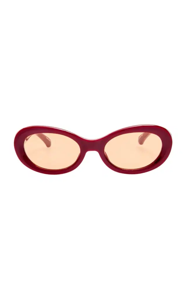 Dries Van Noten Oval-Framed Acetate Sunglasses