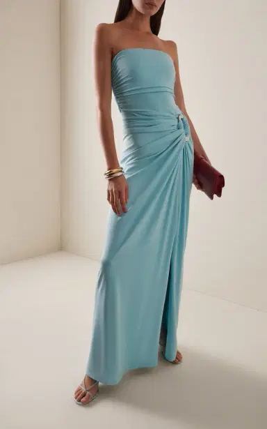 Simkhai Emma Jersey Gown | Thumbnail 3 Simkhai Emma Jersey Gown | Thumbnail 3