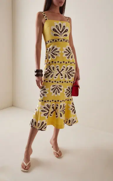 Alexis Sirena Cotton Midi Dress | Thumbnail 3