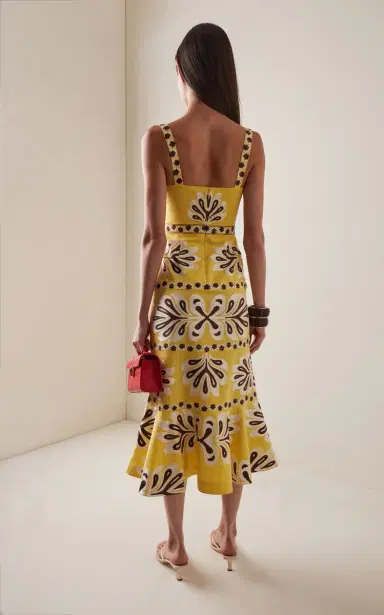 Alexis Sirena Cotton Midi Dress | Thumbnail 4