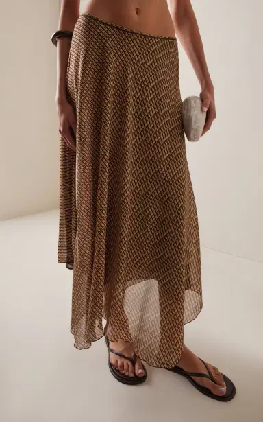 SIR. Cooper Chiffon Maxi Skirt | Thumbnail 3 SIR. Cooper Chiffon Maxi Skirt | Thumbnail 3