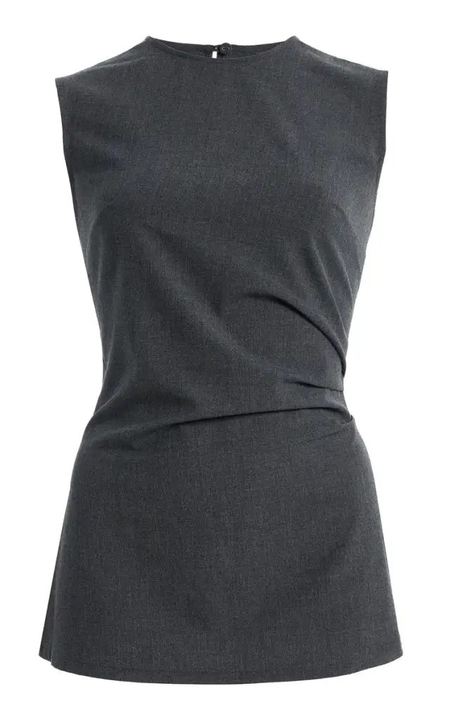 Chorus Exclusive Ruched Crepe Top