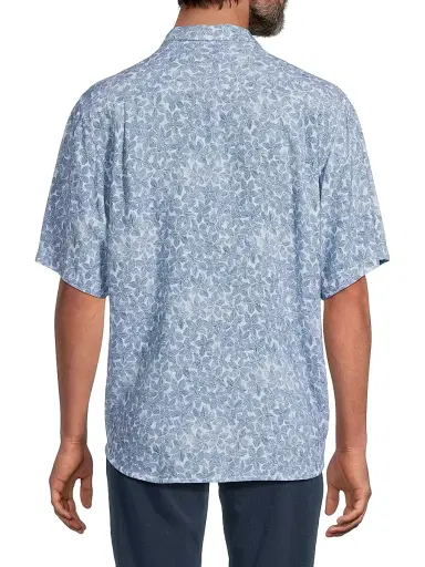 Tommy Bahama Men's Veracruz Cay Sand Dollar Shirt - Cloud Nine Blue - Size Small | Thumbnail 5 Tommy Bahama Men's Veracruz Cay Sand Dollar Shirt - Cloud Nine Blue - Size Small | Thumbnail 5
