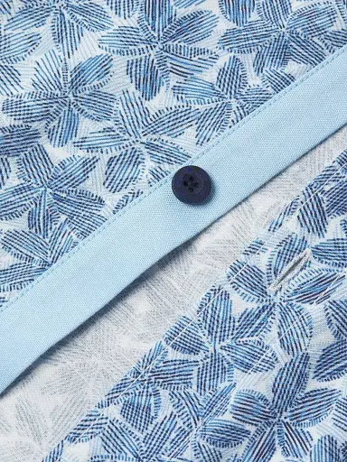 Tommy Bahama Men's Veracruz Cay Sand Dollar Shirt - Cloud Nine Blue - Size Small | Thumbnail 6 Tommy Bahama Men's Veracruz Cay Sand Dollar Shirt - Cloud Nine Blue - Size Small | Thumbnail 6