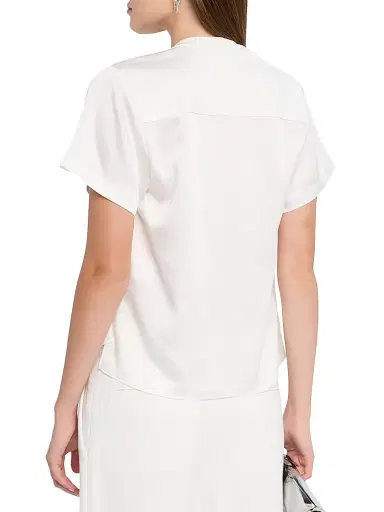 Simkhai Women's Addy Knit-Back T-Shirt | Thumbnail 4 Simkhai Women's Addy Knit-Back T-Shirt | Thumbnail 4