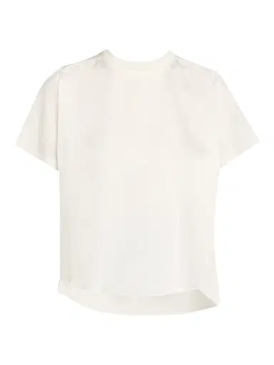 Simkhai Women's Addy Knit-Back T-Shirt | Thumbnail 1 Simkhai Women's Addy Knit-Back T-Shirt | Thumbnail 1