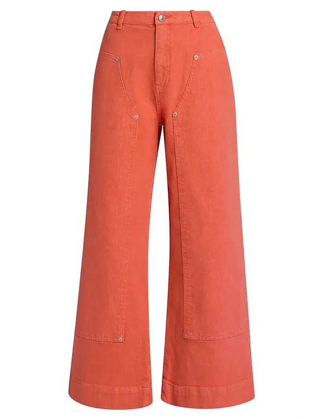Cinq à Sept Women's Ryker Carpenter Jeans - Crimson Amaranth