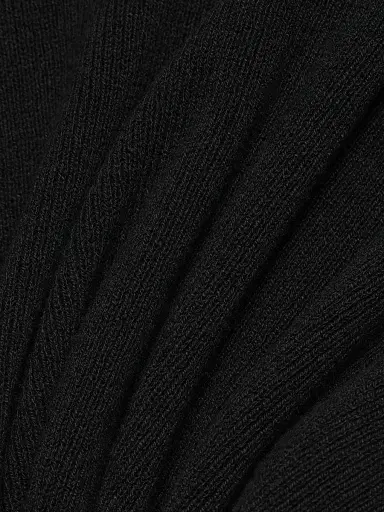 Vince Men's Rib-Knit Cotton-Blend V-Neck Sweater - Black - Size XXL | Thumbnail 7 Vince Men's Rib-Knit Cotton-Blend V-Neck Sweater - Black - Size XXL | Thumbnail 7