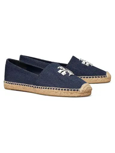 Tory Burch Women's Eleanor Denim Espadrilles | Thumbnail 2 Tory Burch Women's Eleanor Denim Espadrilles | Thumbnail 2