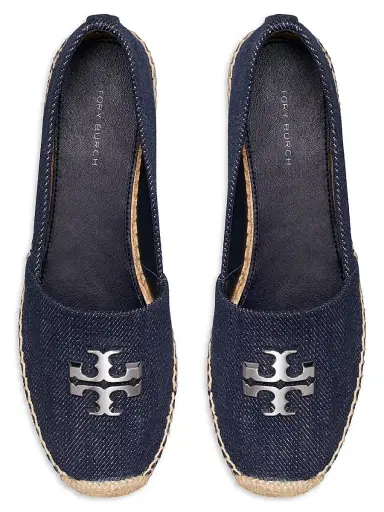 Tory Burch Women's Eleanor Denim Espadrilles | Thumbnail 3 Tory Burch Women's Eleanor Denim Espadrilles | Thumbnail 3