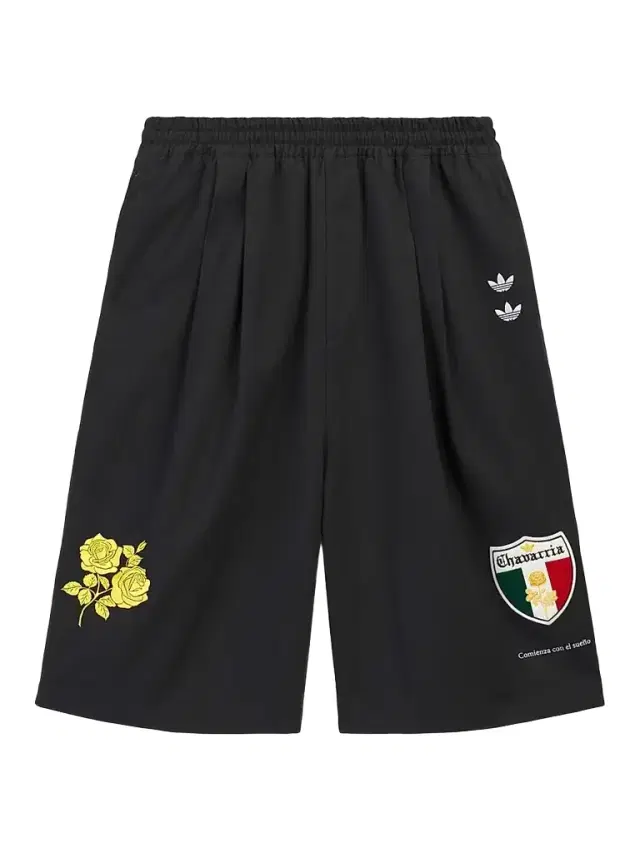 adidas Men's  x Willy Chavarria Twill Shorts - Black