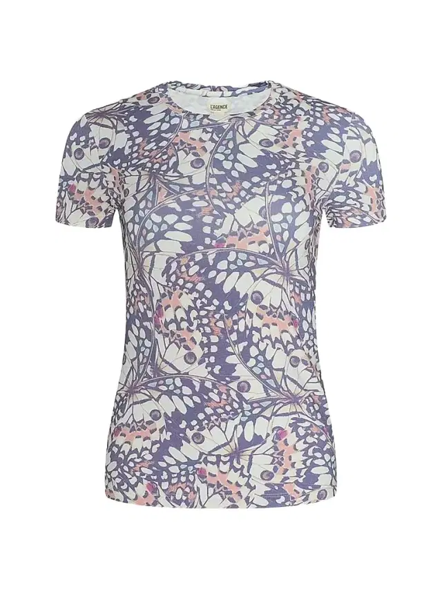 Women's Ressi Butterfly Wing T-Shirt - Multi Butterfly Wing