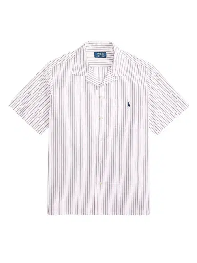Polo Ralph Lauren Men's Classic-Fit Striped Oxford Camp Shirt - White New Rose - Size XXL | Thumbnail 1 Polo Ralph Lauren Men's Classic-Fit Striped Oxford Camp Shirt - White New Rose - Size XXL | Thumbnail 1