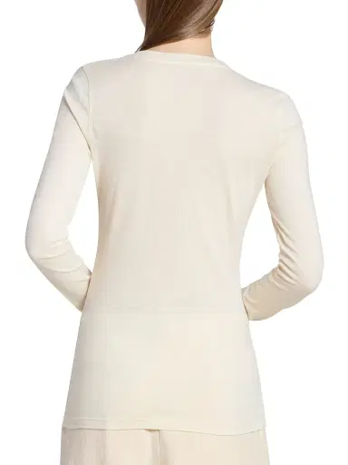 Wardrobe.NYC Women's Slim-Fit Long-Sleeve T-Shirt - Pearl - Size XL | Thumbnail 5 Wardrobe.NYC Women's Slim-Fit Long-Sleeve T-Shirt - Pearl - Size XL | Thumbnail 5
