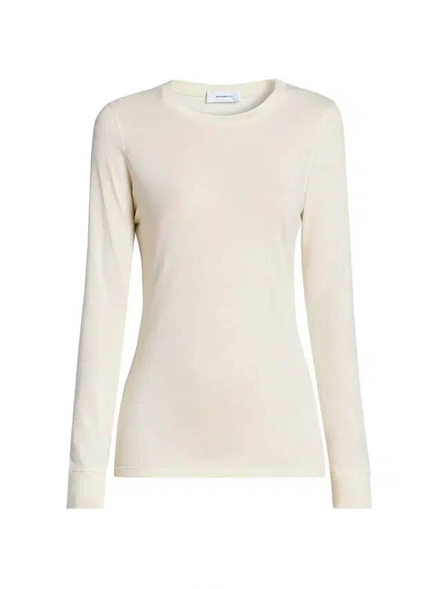 Women's Slim-Fit Long-Sleeve T-Shirt - Pearl