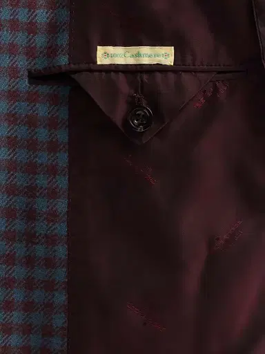 Kiton Men's Checked Cashmere Sport Coat - Green - Size 44 | Thumbnail 6