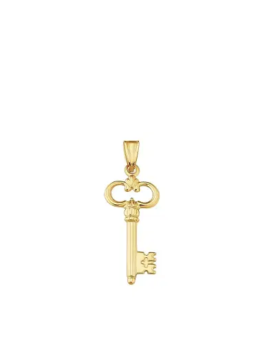 Oradina Women's Maison Pendant Charm in 14K Yellow Gold - Gold | Thumbnail 1