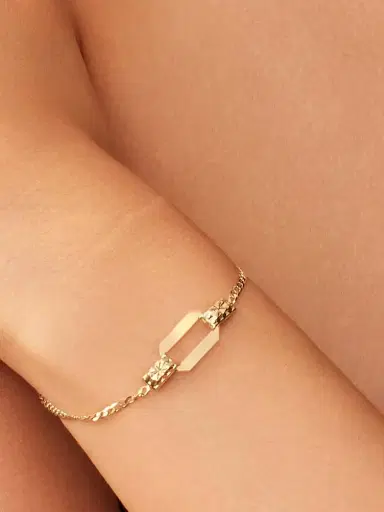 Oradina Women's 14K Yellow Gold Bellisima Bracelet - Gold | Thumbnail 4 Oradina Women's 14K Yellow Gold Bellisima Bracelet - Gold | Thumbnail 4