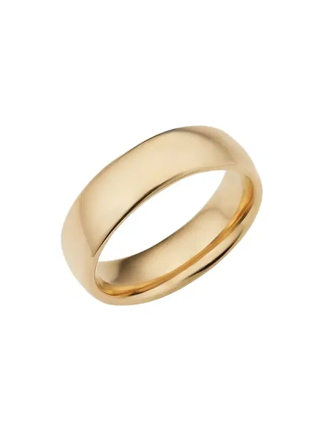 Men's 14K Yellow Gold Forever Band Statement Ring - Gold