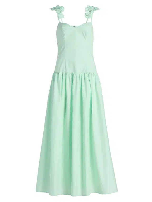 Peixoto Women's Audrey Cotton Flower Maxi Dress - Summer Green