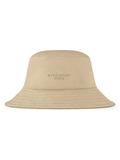 Givenchy Men's Paris Bucket Hat in Cotton - Beige - Size XL | Thumbnail 1