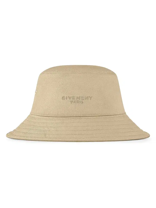 Givenchy Men's Paris Bucket Hat in Cotton - Beige