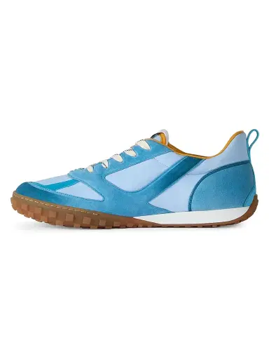 Givenchy Men's Glide Sneakers in Nylon and Suede - Navy Light Blue - Size 13 | Thumbnail 3 Givenchy Men's Glide Sneakers in Nylon and Suede - Navy Light Blue - Size 13 | Thumbnail 3