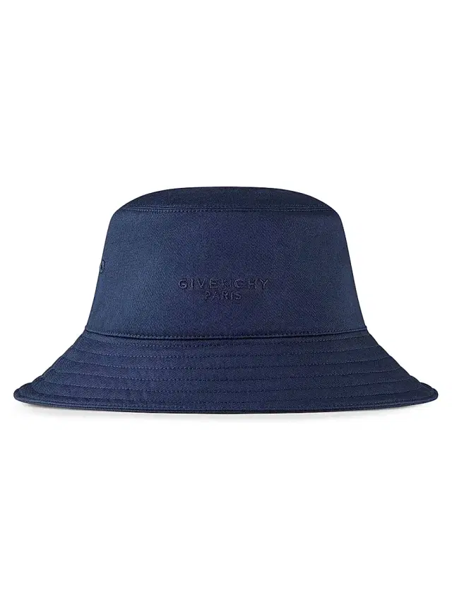 Men's Paris Bucket Hat in Cotton - Midnight Blue
