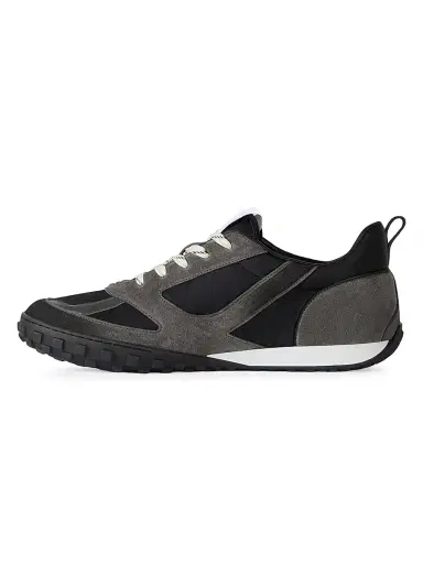 Givenchy Men's Glide Sneakers in Nylon and Suede - Grey Black - Size 13 | Thumbnail 4 Givenchy Men's Glide Sneakers in Nylon and Suede - Grey Black - Size 13 | Thumbnail 4