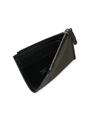 Givenchy Men's Cargo Zipped Card Holder in Canvas | Thumbnail 3