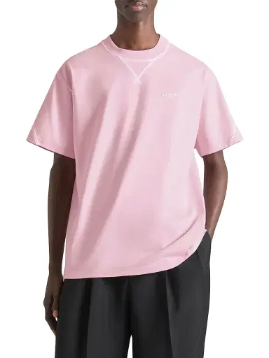 Givenchy Men's Couture Seam T-Shirt in Cotton with Embroidery - Light Pink - Size XXL | Thumbnail 4 Givenchy Men's Couture Seam T-Shirt in Cotton with Embroidery - Light Pink - Size XXL | Thumbnail 4