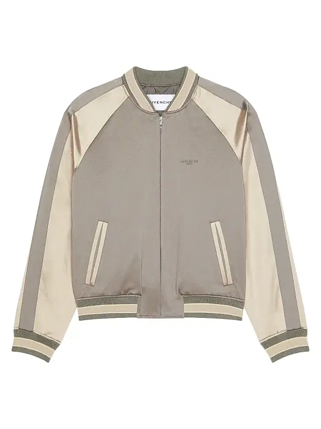 Givenchy Men's Couture Seam Souvenir Jacket with Flowers Embroidery - Grey Natural