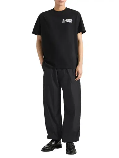 Givenchy Men's T-Shirt in Cotton with Paint Print | Thumbnail 2