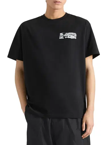 Givenchy Men's T-Shirt in Cotton with Paint Print | Thumbnail 4