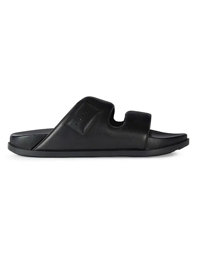 Givenchy Men's Puffy Sandals in Nappa Leather - Black