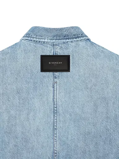 Givenchy Men's Couture Seam Shirt in Denim - Light Blue | Thumbnail 5