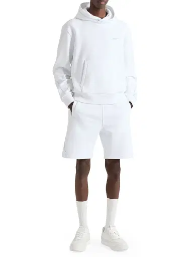 Givenchy Men's Couture Seam Hoodie in Fleece - White - Size XXL | Thumbnail 2